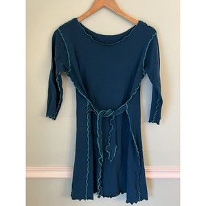 Luna Karina Potestio Womens Long Sleeve Midi Dress Size M